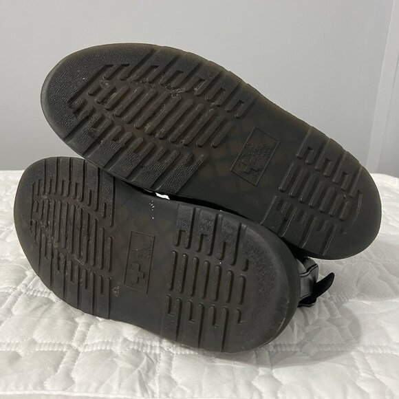 Dr Martens Clarissa II Black Leather Gladiator Sandals Women Size 8 Strappy - Picture 7 of 10